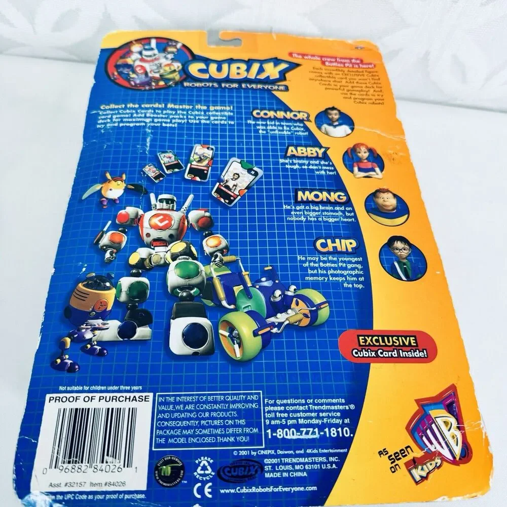 Cubix Robots for Everyone CONNOR Action Figure Toy Human Kid‎ Trendmasters